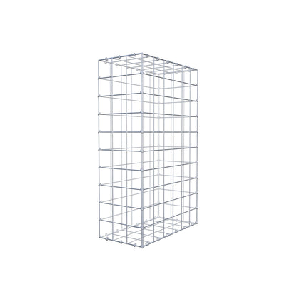 Gabion 100 cm x 60 cm x 30 cm (L x H x D), mesh size 10 cm x 10 cm, C-ring