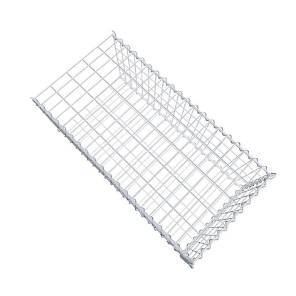 Gabião tipo 2 100 cm x 40 cm x 50 cm (C x A x P), malhagem 5 cm x 10 cm, espiral