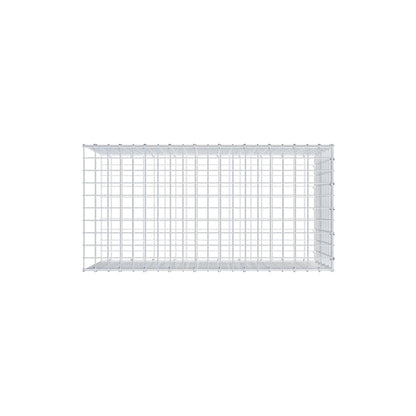 Monteret gabion type 2 100 cm x 50 cm x 50 cm (L x H x D), maskestørrelse 5 cm x 5 cm, C-ring