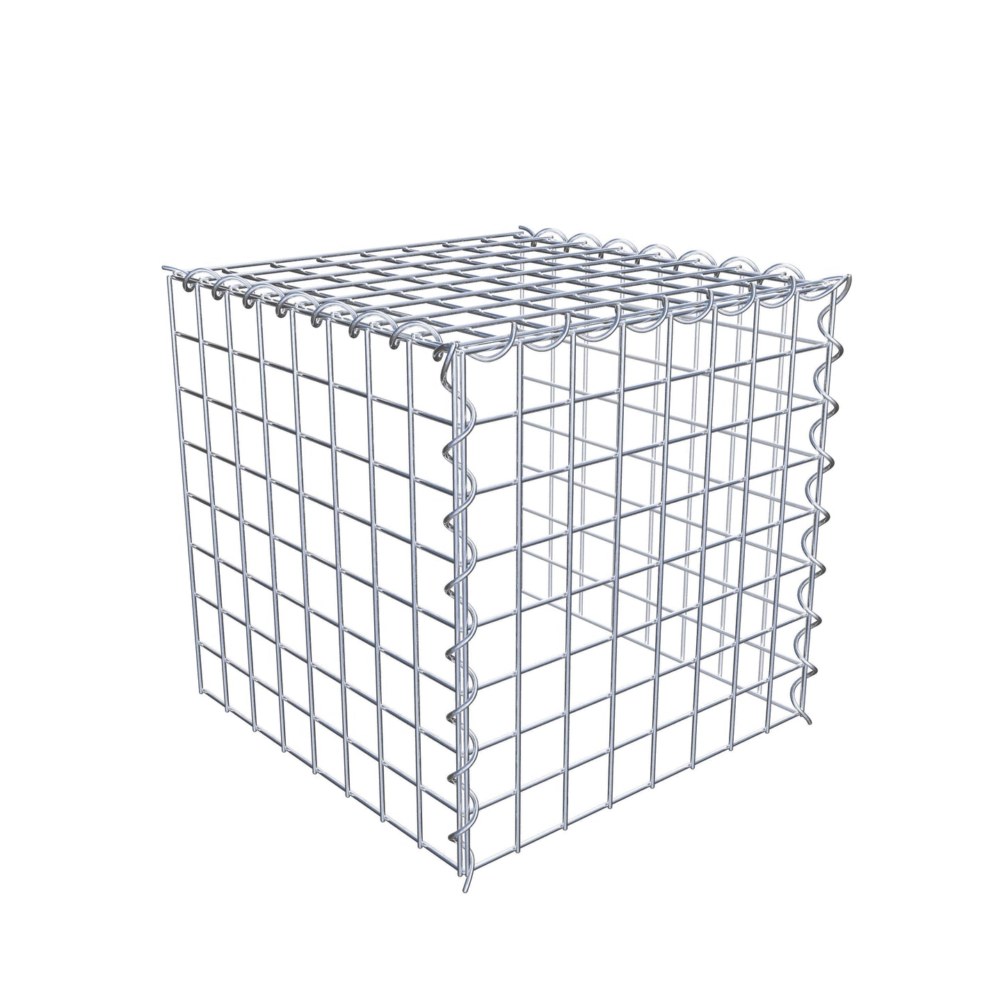 Grown-on gabion type 4 40 cm x 40 cm x 40 cm (L x H x D), mesh size 5 cm x 5 cm, spiral