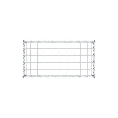 Extra gabion typ 3 100 cm x 30 cm x 50 cm (L x H x D), maskstorlek 10 cm x 10 cm, spiral