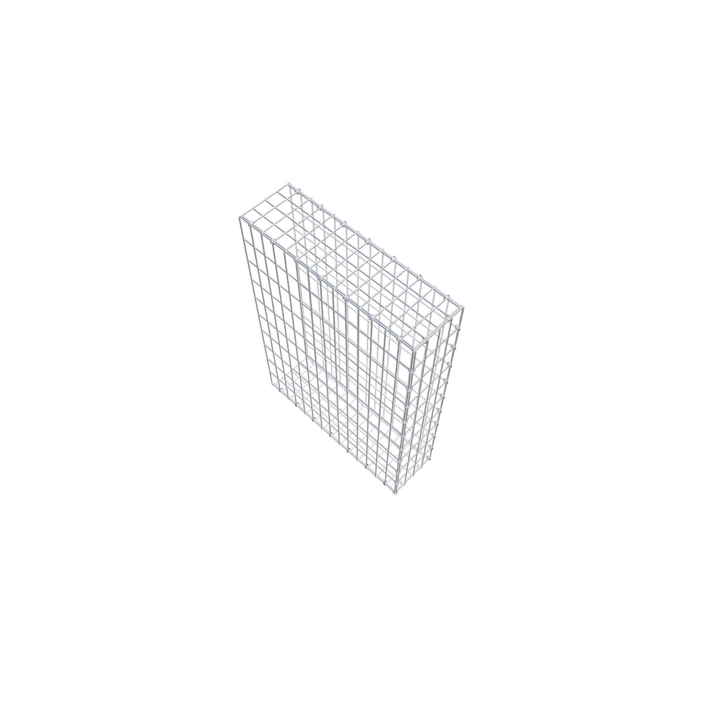 Mounted gabion type 2 100 cm x 70 cm x 20 cm, mesh size 5 cm x 10 cm, C-ring