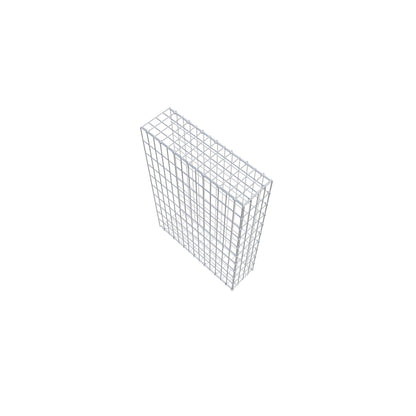 Mounted gabion type 2 100 cm x 70 cm x 20 cm, mesh size 5 cm x 10 cm, C-ring