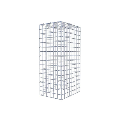 Type 3 oplegkorf 80 cm x 40 cm x 30 cm (L x H x D), maaswijdte 5 cm x 5 cm, C-ring