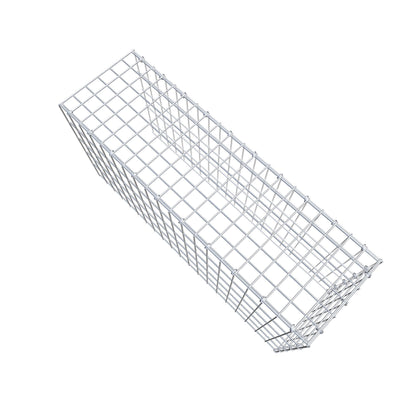 Gavión complementario de tipo 4 100 cm x 50 cm x 30 cm (largo x alto x fondo), malla 5 cm x 10 cm, anillo en C
