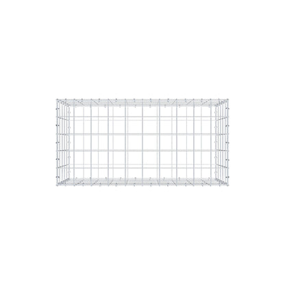 Gabion 100 cm x 50 cm x 50 cm (L x H x D), maskstorlek 10 cm x 10 cm, C-ring