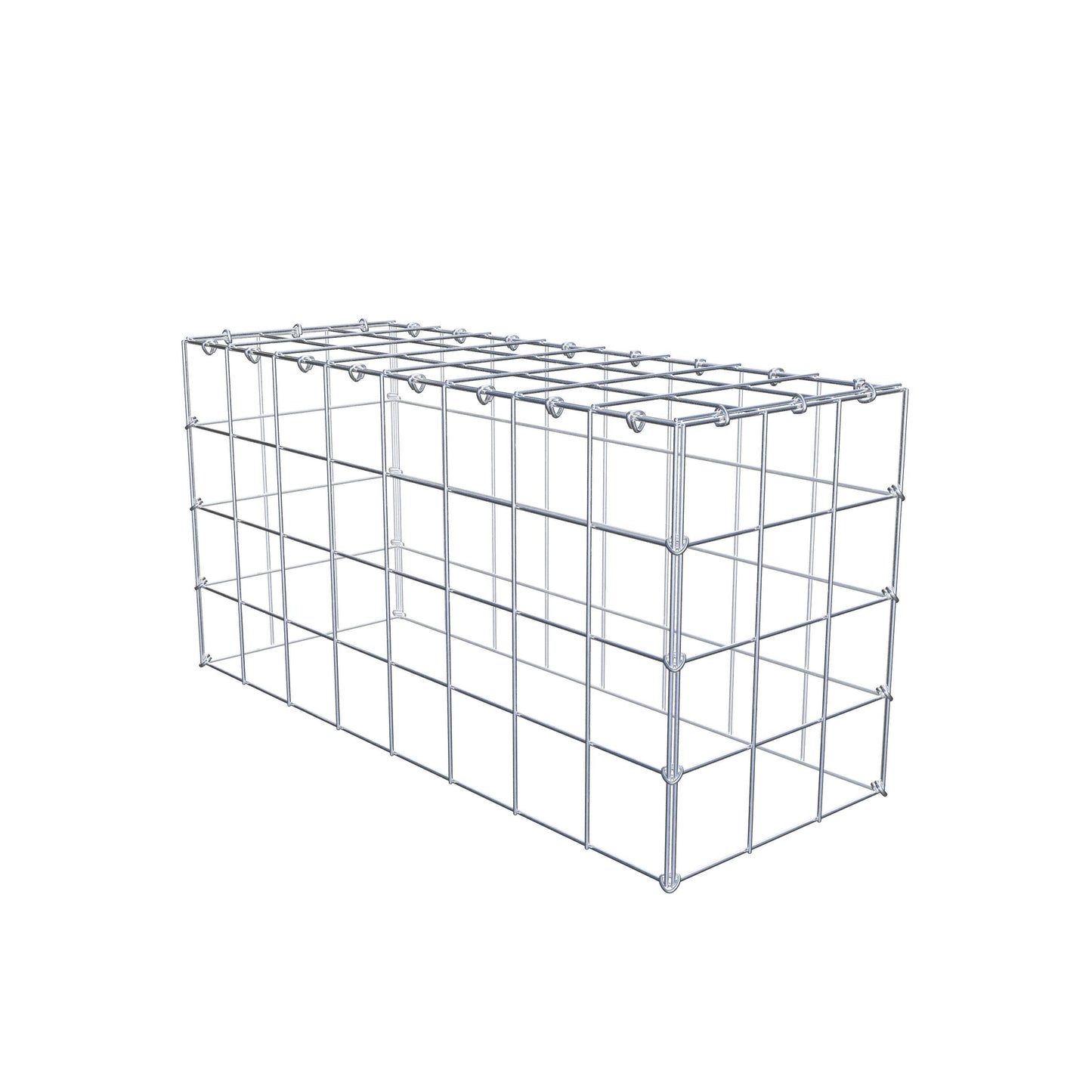 Pile aggiuntivo tipo 3 80 cm x 40 cm x 30 cm (L x H x P), maglia 10 cm x 10 cm, anello a C