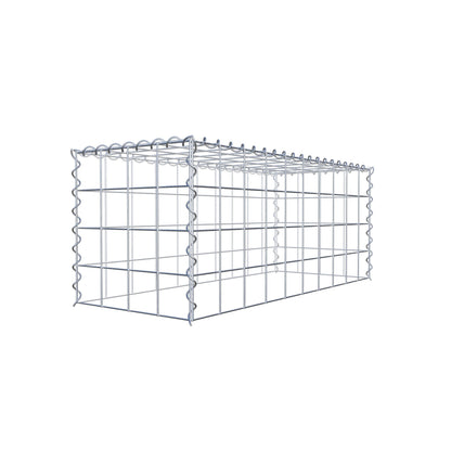Gabião tipo 3 100 cm x 40 cm x 40 cm (C x A x P), malhagem 10 cm x 10 cm, espiral