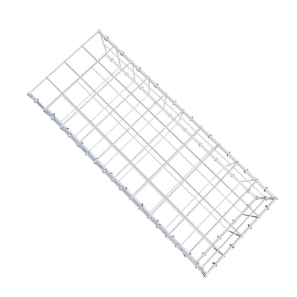 Gavión complementario de tipo 2 100 cm x 20 cm x 40 cm (L x A x P), malla 10 cm x 10 cm, anillo en C