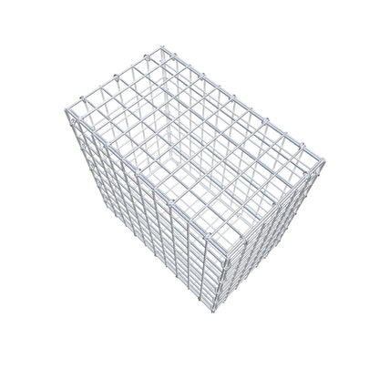 Schanskorf 50 cm x 50 cm x 30 cm (L x H x D), maaswijdte 5 cm x 5 cm, C-ring