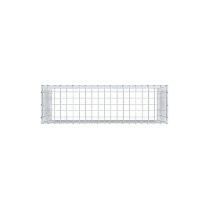 Anbaugabione Typ 3 100 cm x 60 cm x 30 cm (L x H x T), Maschenweite 5 cm x 5 cm, C-Ring