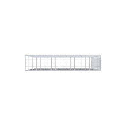 Gabião Tipo 4 100 cm x 100 cm x 20 cm (C x A x P), malhagem 5 cm x 5 cm, anel C