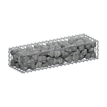 Gabion 100 cm x 20 cm x 30 cm (L x H x D), mesh size 5 cm x 10 cm, spiral