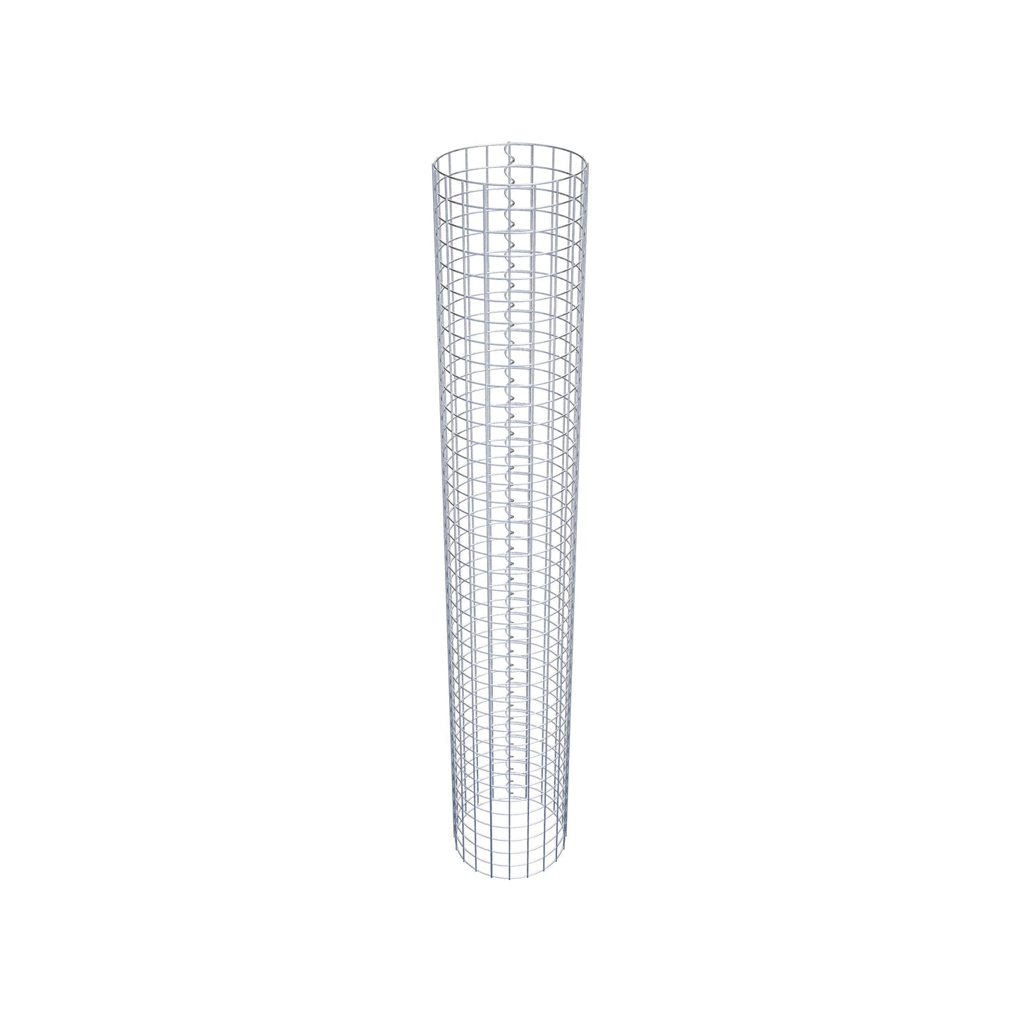 Gabionpelare rund 32 cm diameter, 200 cm höjd, maskstorlek 5 cm x 5 cm