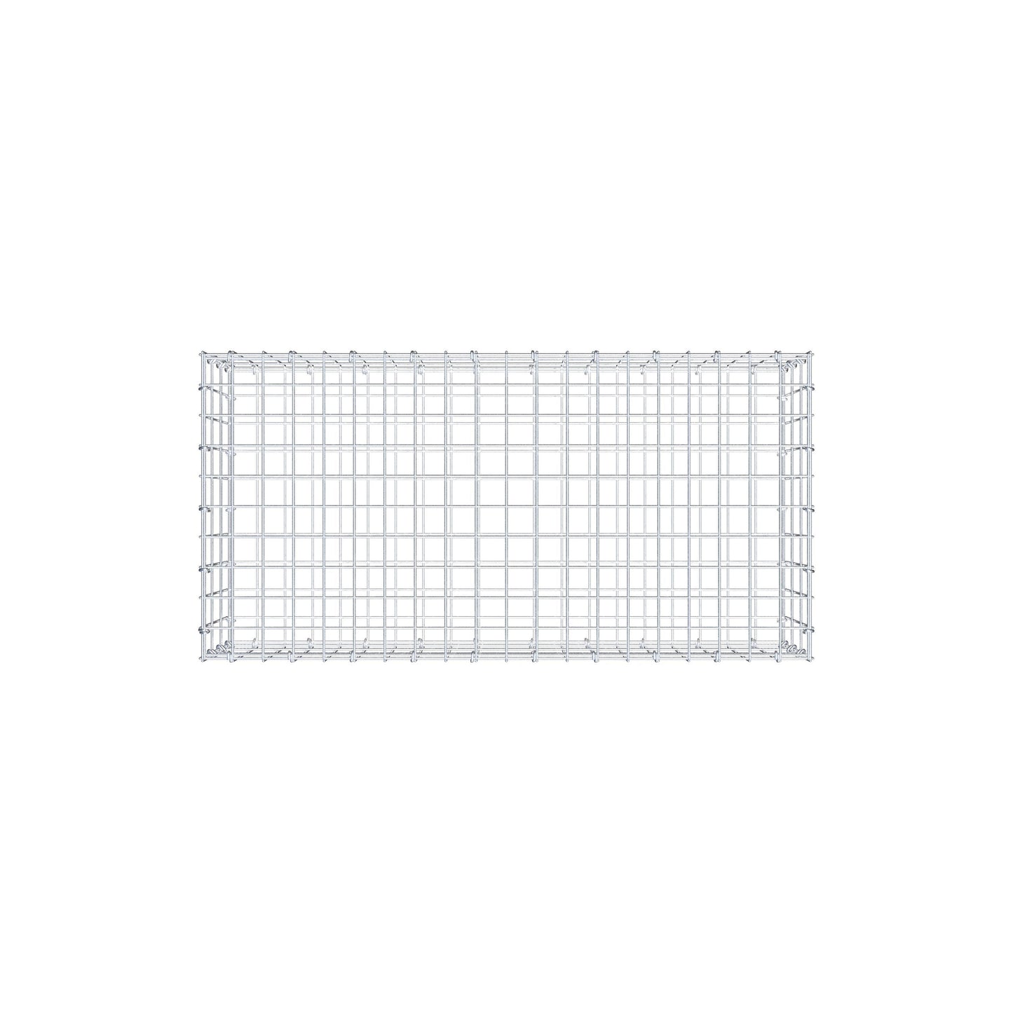 Gabion 100 cm x 30 cm x 50 cm (L x H x D), mesh size 5 cm x 10 cm, C-ring