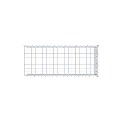 Grown-on gabion type 4 100 cm x 30 cm x 40 cm (L x H x D), mesh size 5 cm x 5 cm, spiral