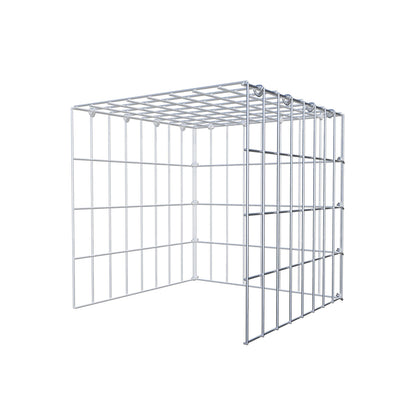 Gabião Tipo 4 40 cm x 40 cm x 40 cm (C x A x P), malhagem 5 cm x 10 cm, anel C