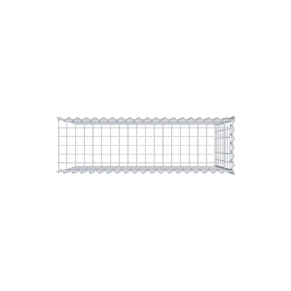 Gabbione aggiuntivo tipo 4 100 cm x 80 cm x 30 cm (L x H x P), maglia 5 cm x 10 cm, spirale