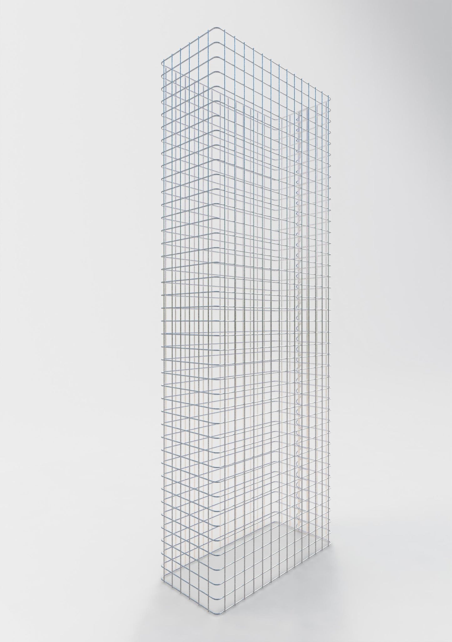 Valla de gaviones longitud 72 cm, altura 180 cm, profundidad 32 cm, malla 5 x 5 cm