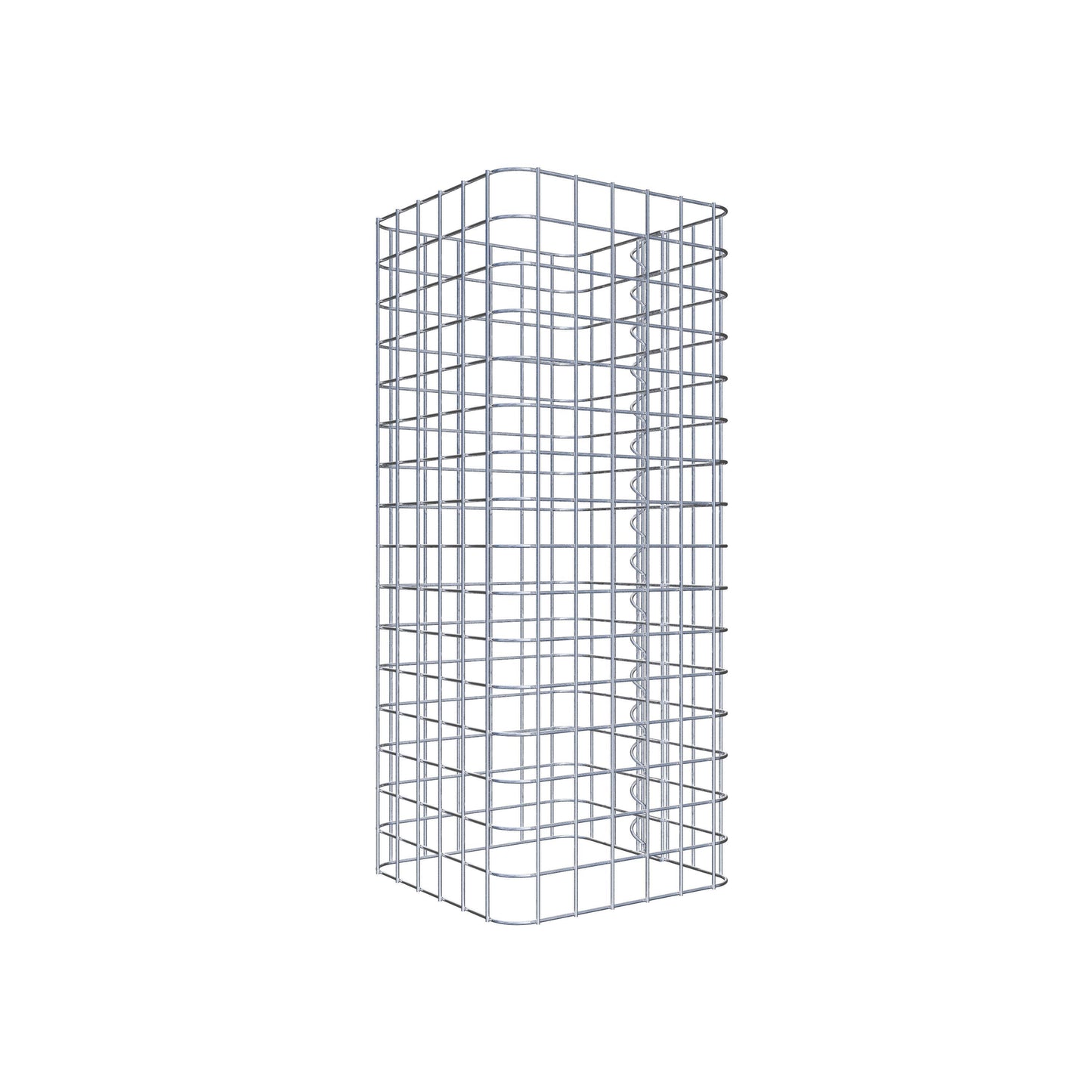 Colonna di gabbioni, angolare 32 cm x 32 cm, alta 80 cm, MW 5 cm x 5 cm