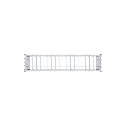 Gabião Tipo 3 100 cm x 40 cm x 20 cm (C x A x P), malhagem 5 cm x 10 cm, espiral