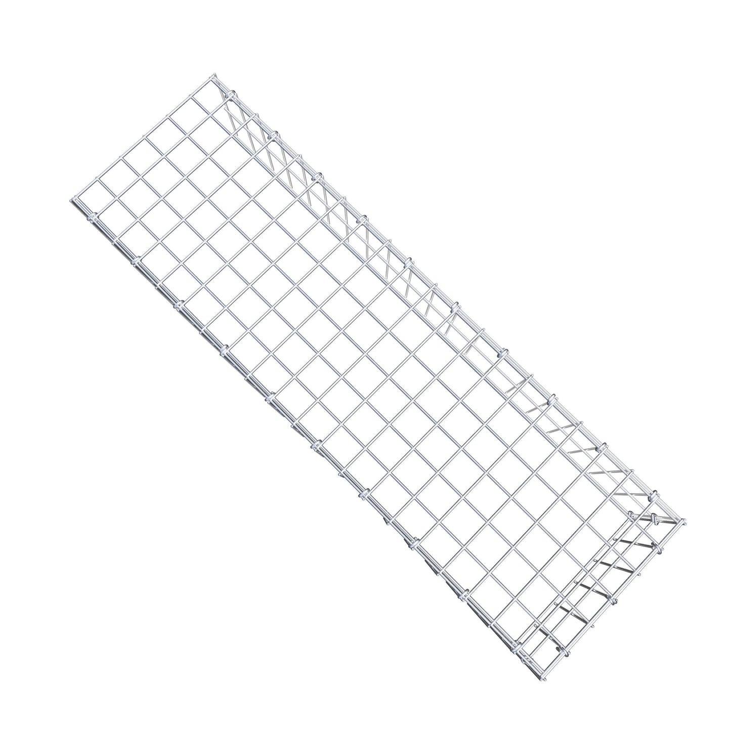 Gabião Tipo 4 100 cm x 20 cm x 30 cm (C x A x P), malhagem 5 cm x 10 cm, anel C