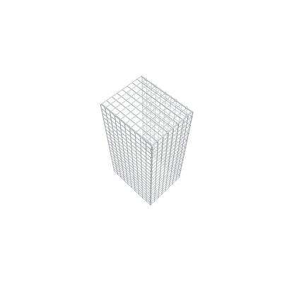 Pila adicional tipo 4 100 cm x 50 cm x 40 cm (L x A x P), malla 5 cm x 5 cm, anillo en C