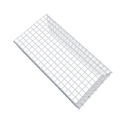 Gavión adicional tipo 4 100 cm x 40 cm x 50 cm (L x A x P), malla 5 cm x 5 cm, anillo en C