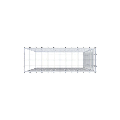 Anbaugabione Typ 4 100 cm x 60 cm x 20 cm (L x H x T), Maschenweite 5 cm x 5 cm, C-Ring