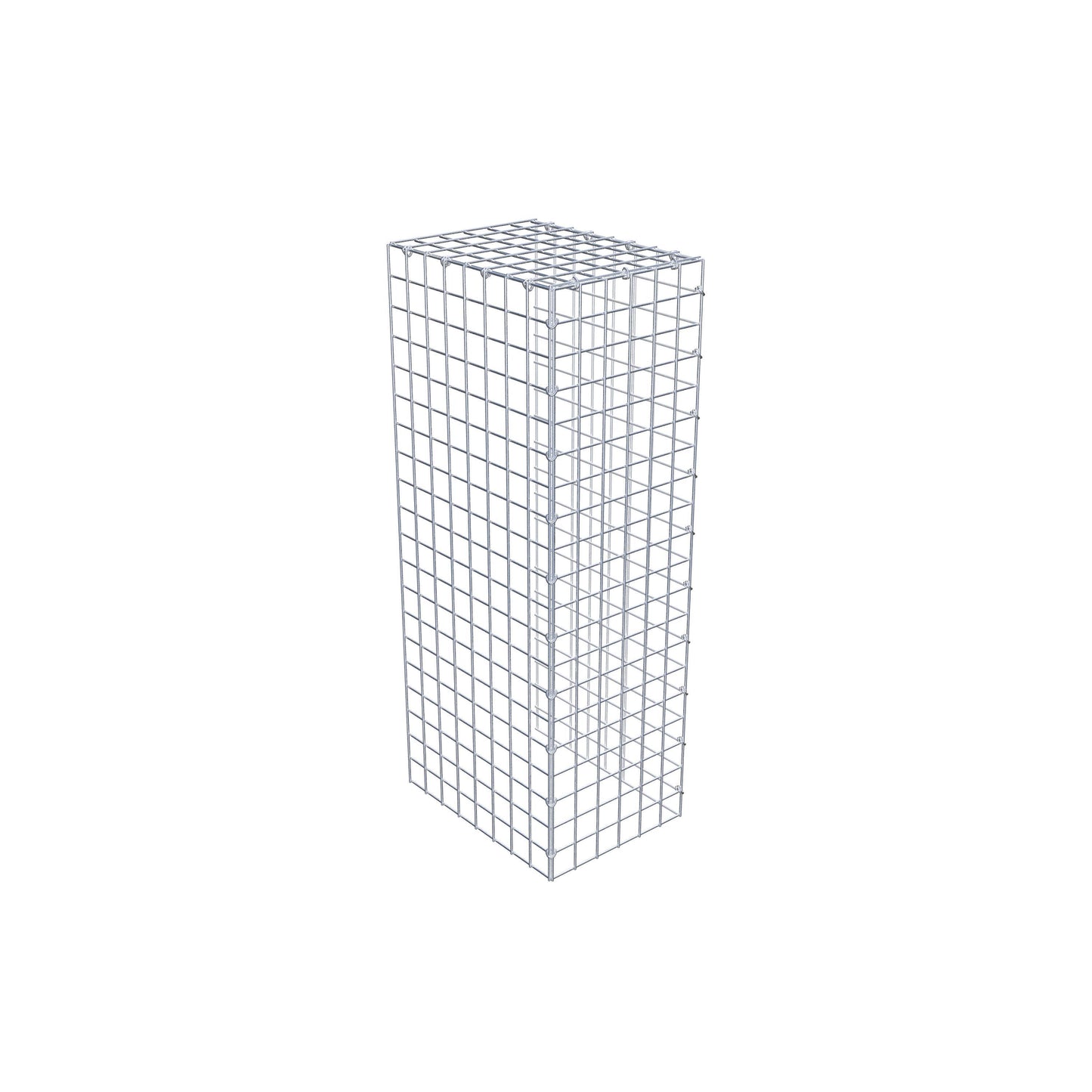 Gabião Tipo 4 100 cm x 40 cm x 30 cm (C x A x P), malhagem 5 cm x 5 cm, anel C