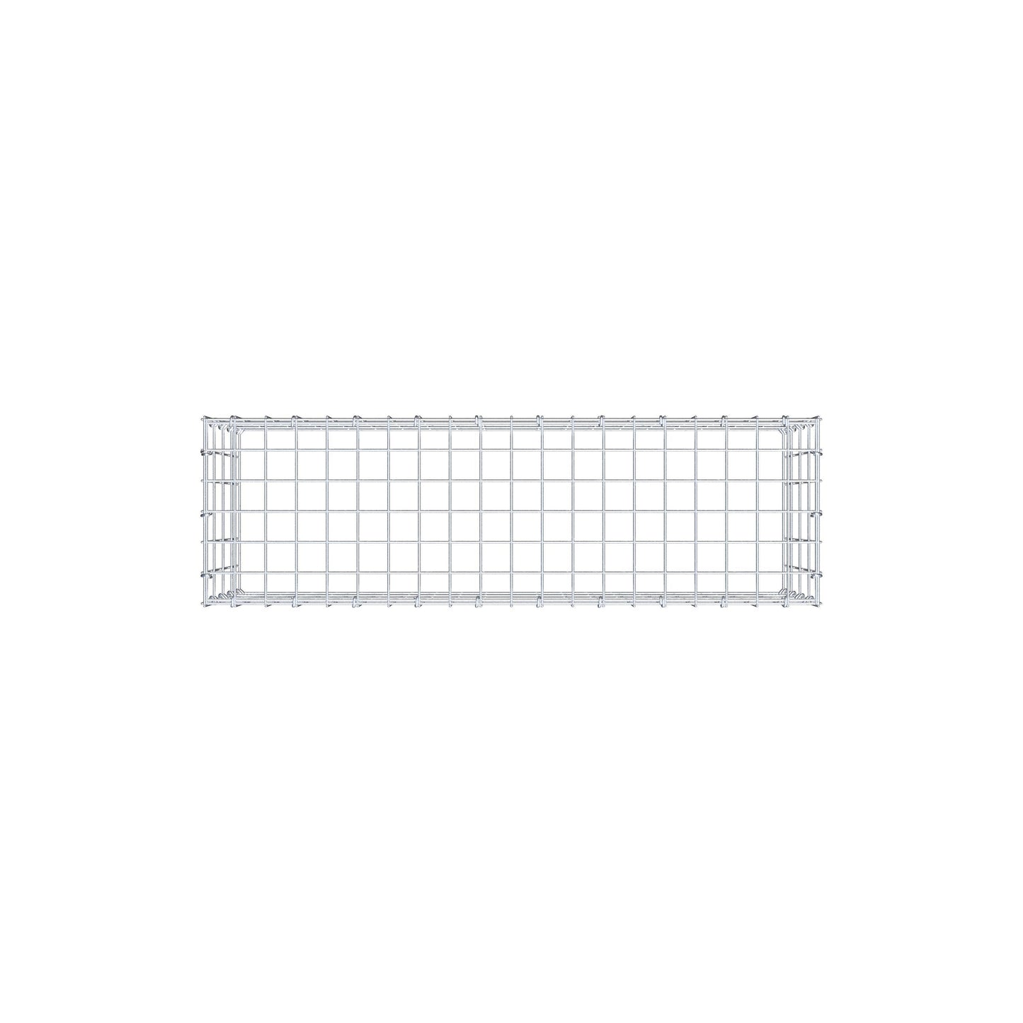 Gabbione aggiuntivo di tipo 3 100 cm x 40 cm x 30 cm (L x H x P), maglia 5 cm x 10 cm, anello a C