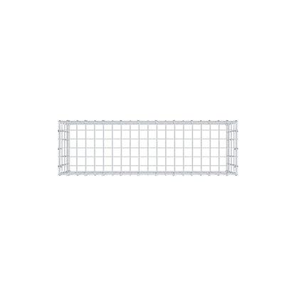 Gabbione aggiuntivo di tipo 3 100 cm x 40 cm x 30 cm (L x H x P), maglia 5 cm x 10 cm, anello a C