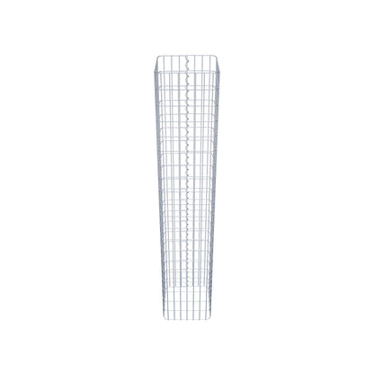 Schanskorf kolom hoekig 37 cm x 37 cm, 200 cm hoog, MW 5 cm x 10 cm
