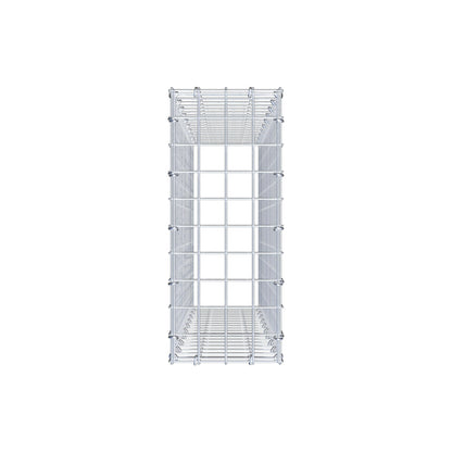 Gabbione aggiuntivo di tipo 3 100 cm x 20 cm x 50 cm (L x H x P), maglia 5 cm x 5 cm, anello a C