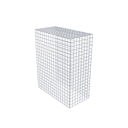 Gabbione aggiuntivo tipo 4 100 cm x 80 cm x 40 cm (L x H x P), maglia 5 cm x 5 cm, anello a C