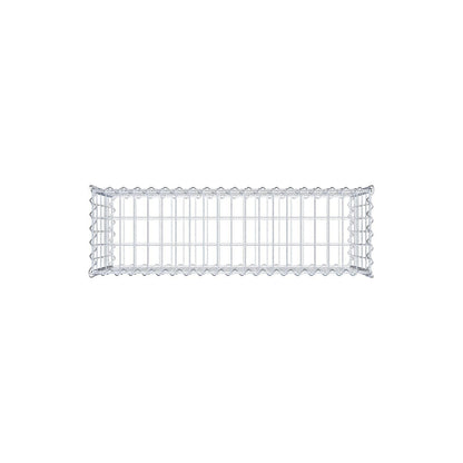 Juego económico 3x gaviones 100 cm x 50 cm x 30 cm (L x A x P), malla 5 cm x 10 cm, espiral