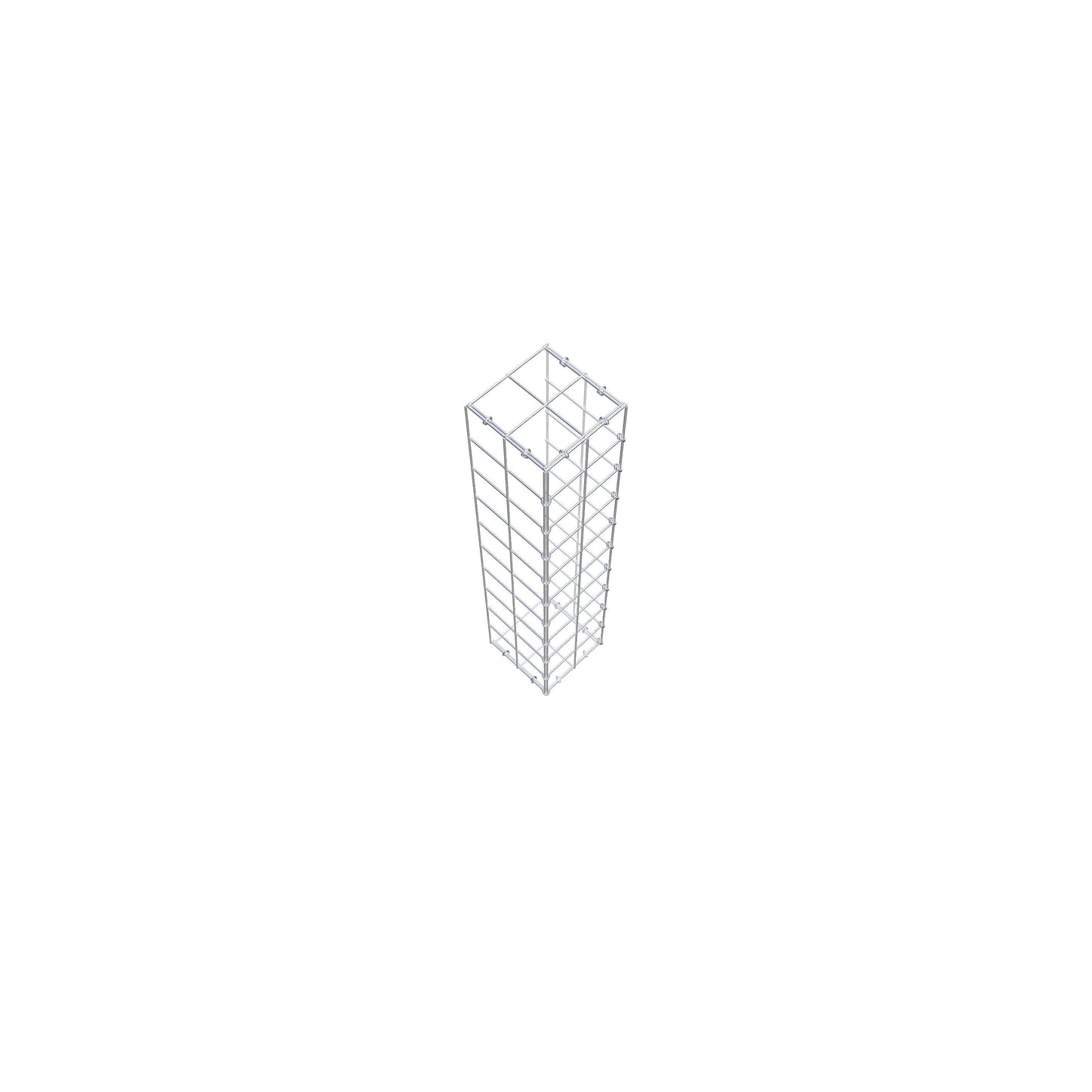 Anbaugabione Typ 2 100 cm x 20 cm x 20 cm (L x H x T), Maschenweite 10 cm x 10 cm, C-Ring