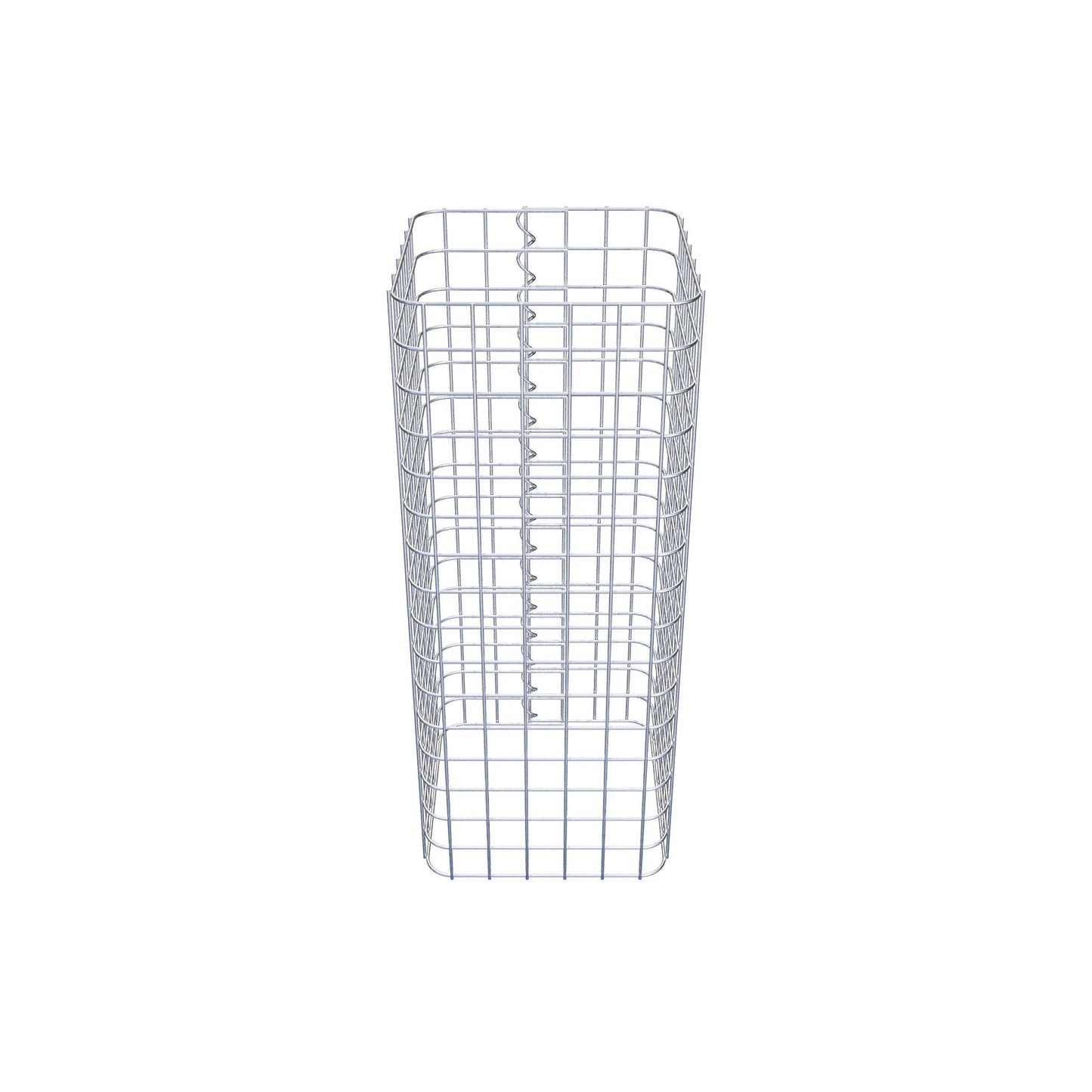 Colonna di gabbioni, angolare 32 cm x 32 cm, alta 80 cm, MW 5 cm x 5 cm