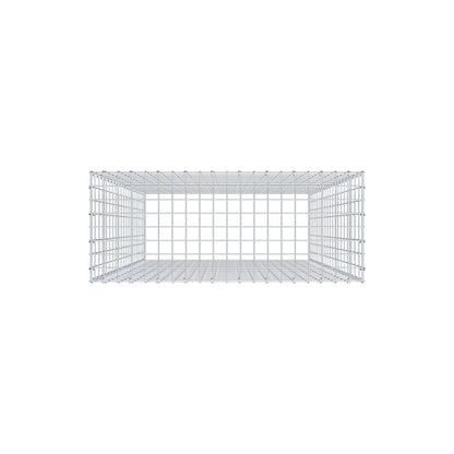 Mounted gabion type 3 200 cm x 100 cm x 40 cm (L x H x D), mesh size 5 cm x 10 cm, C-ring