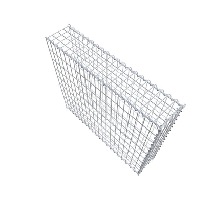 Anbaugabione Typ 2 100 cm x 90 cm x 20 cm (L x H x T), Maschenweite 5 cm x 10 cm, Spirale
