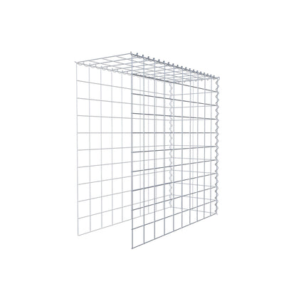 Opvokset gabion type 4 100 cm x 100 cm x 40 cm (L x H x D), maskestørrelse 10 cm x 10 cm, spiral