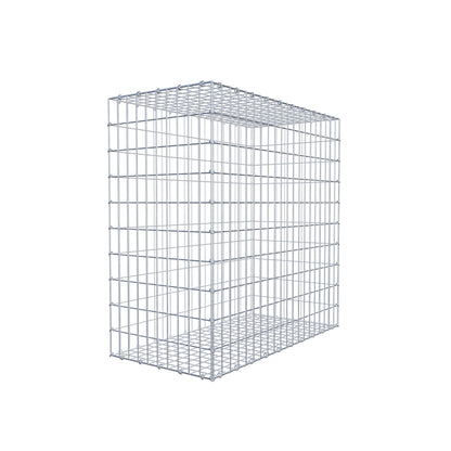 Gabion 100 cm x 100 cm x 50 cm (L x H x D), maskstorlek 5 cm x 10 cm, C-ring