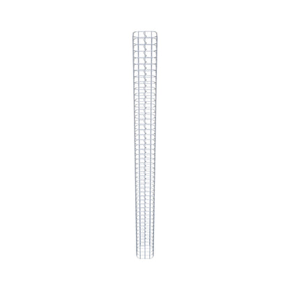 Gabionsøjle firkantet 17 cm x 17 cm, 230 cm høj, MW 5 cm x 5 cm