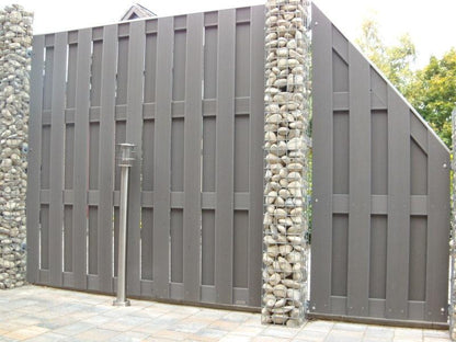 Colonne de gabion carrée 22 cm x 22 cm, 230 cm de hauteur, MW 5 cm x 5 cm