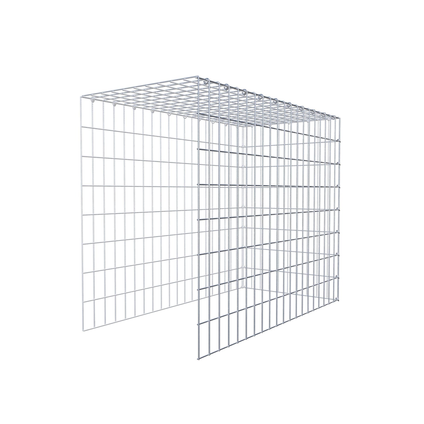 Tilläggspåle typ 4 100 cm x 80 cm x 50 cm (L x H x D), maskstorlek 5 cm x 10 cm, C-ring
