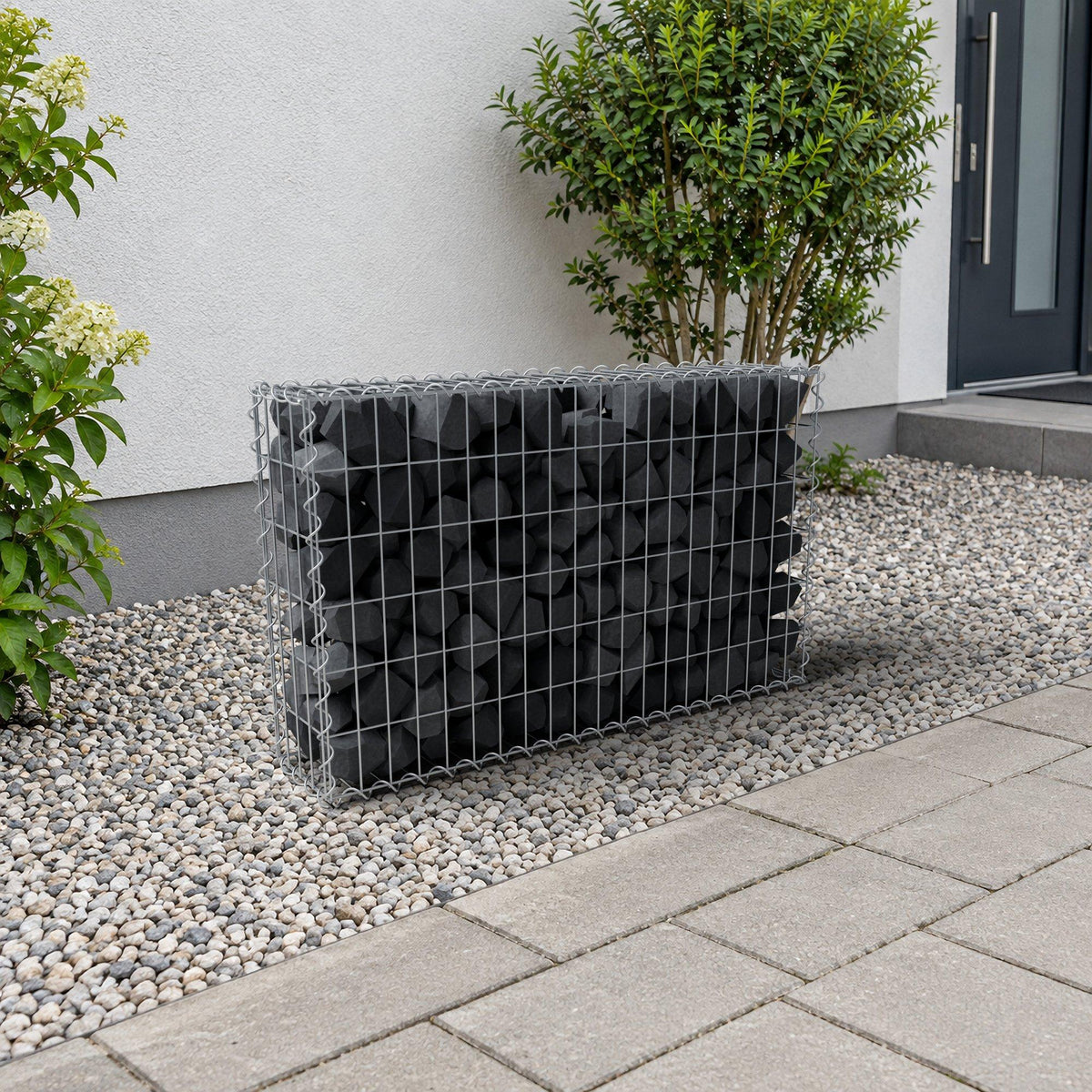 Gabion 100 cm x 60 cm x 20 cm (L x H x P), mailles 5 cm x 10 cm, spirale