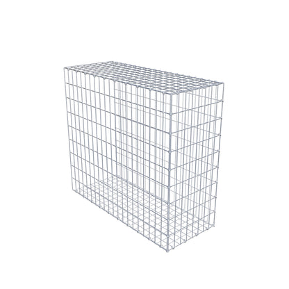 Opzetpaal type 2 100 cm x 90 cm x 40 cm, maaswijdte 5 cm x 10 cm, C-ring