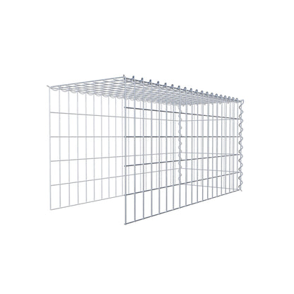 Gabion rapporté type 4 100 cm x 50 cm x 40 cm (L x H x P), mailles 5 cm x 10 cm, spirale