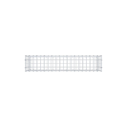 Gabione 100 cm x 50 cm x 20 cm (L x H x T), Maschenweite 5 cm x 10 cm, C-Ring