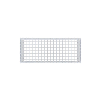 Monteret gabion type 3 100 cm x 40 cm x 40 cm (L x H x D), maskestørrelse 5 cm x 5 cm, C-ring